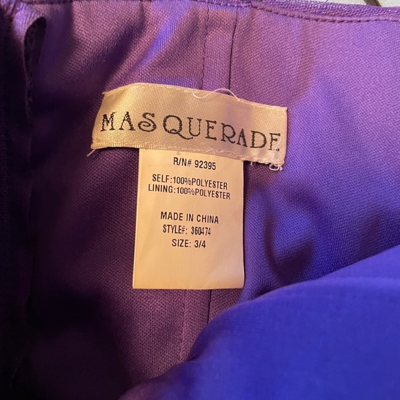 Purple beaded Minidress - Picture 3 of 4